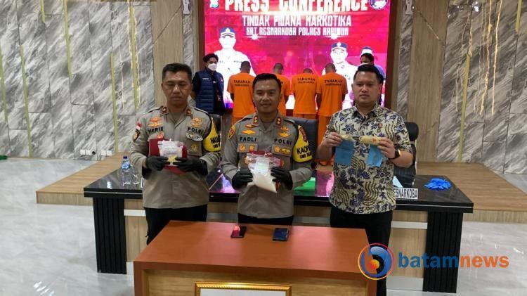 Satresnarkoba Polres Karimun Ungkap Jaringan Pengedar di Dua TKP