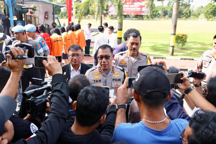 Kapolda Kepri Ajak Masyarakat Bersatu Lawan Narkoba - 72 Tersangka Ditangkap Januari 2024