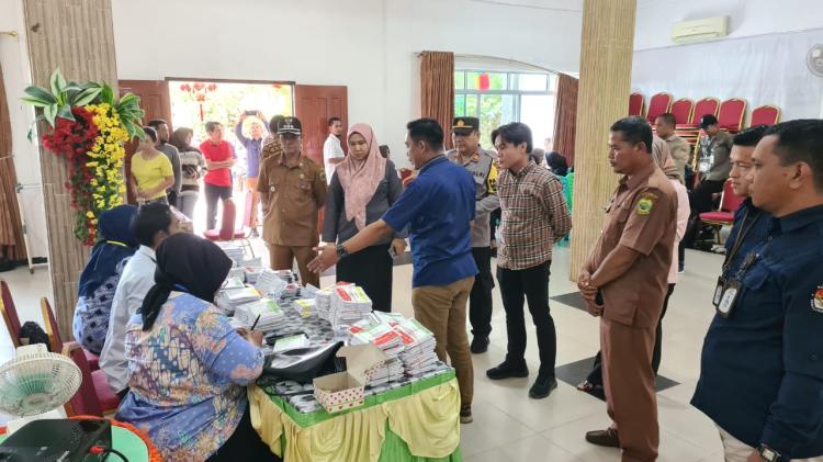 KPU Lingga Gelar Simulasi Pemungutan Suara, Pastikan Pemilu 2024 Berjalan Lancar