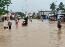 Belasan Sekolah di Pelalawan Riau, Diliburkan Akibat Terendam Banjir