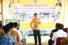 Jemaja Beruntung, Pemerintah Telah Membangun Pelabuhan Pengumpan Regional Kuala Maras, Diresmikan Oleh Gubernur