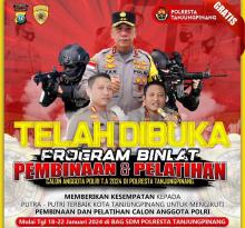 Polresta Tanjungpinang Buka Program Binlat Gratis untuk Calon Anggota Polri