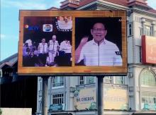 Videotron di Batam Tampilkan Iklan 
