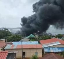 Perusahaan Produksi Styrofoam di Nongsa Hangus Terbakar