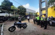 Razia Knalpot Brong di Tanjungpinang Menyasar Sekolah Menengah