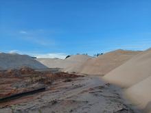 Pernah Dilarang, Penambang Kembali Keruk Pasir Kuarsa di Lingga dan Dikirim ke China