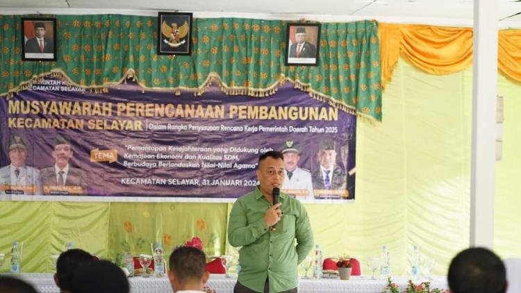 Bupati Lingga Buka Musrenbang Selayar, Fokus pada Kemajuan Ekonomi dan SDM
