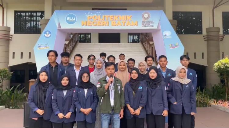 Sejumlah Mahasiswa Poltek Batam Deklarasi Tolak Politisasi dan Kampanye Hitam di Kampus