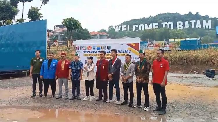 Mahasiswa GMKI hingga HMI di Batam Minta Aparat Netral dan Pemilu Damai