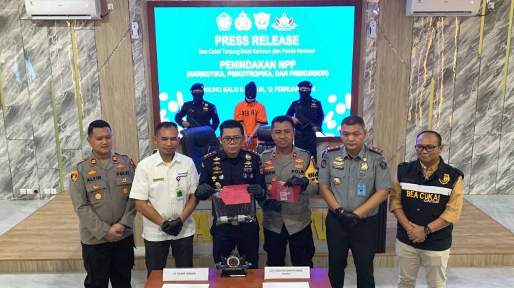 Bea Cukai Karimun Gagalkan Penyelundupan Sabu dan Heroin dari Malaysia