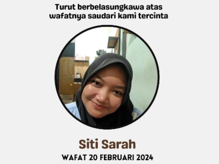 Siti Sarah Meninggal dalam Posisi Sujud, Saat Kecelakaan di Tanjunglanjut, Senggarang