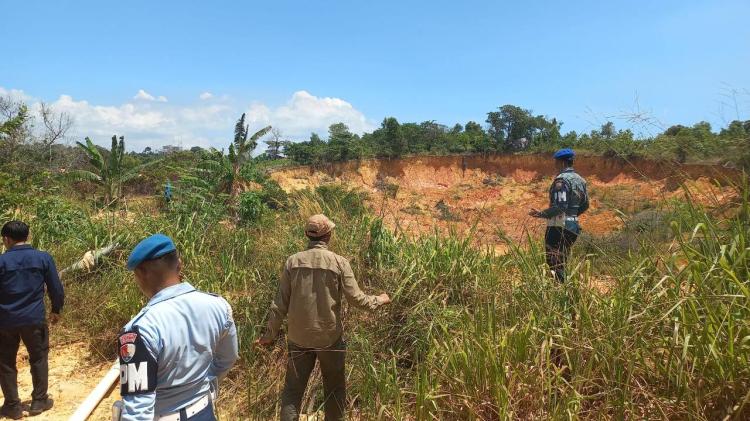 Tambang Pasir Ilegal di Kota Batam Digrebek Polisi, Penambang Menghilang