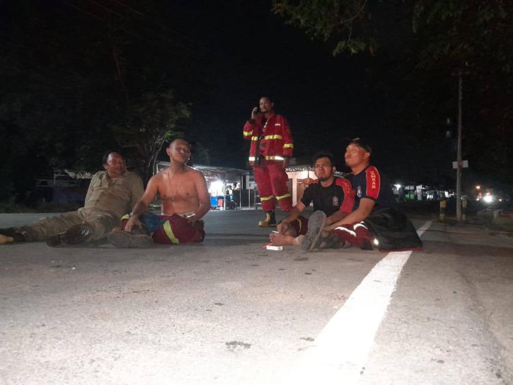 Empat Lokasi di Karimun Terbakar Dalam Satu Malam, Tim BPBD dan Damkar Kewalahan