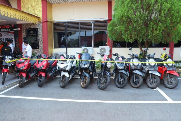 Empat Pelaku Pencurian Motor yang Resahkan Warga Tanjungpinang Berhasil Ditangkap
