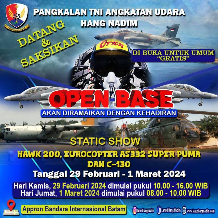 Warga Batam, Bersiaplah untuk Pameran Pesawat TNI AU yang Mendebarkan!