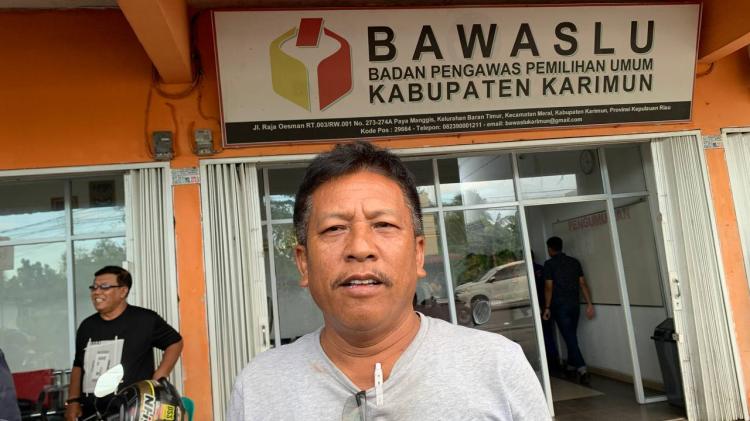Caleg NasDem Binner Manalu di Karimun, Melapor ke Bawaslu Adanya Dugaan Kecurangan 
