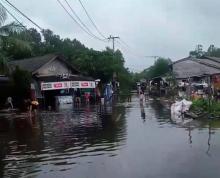 Banjir Rob, Kampung Tangelam Batu Tiga Setengah Tanjungpinang Terendam Akibat Pasang Air Laut