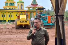 Bupati Nizar Ground Breaking Penataan Istana Damnah, Perkuat Infrastruktur Pariwisata Lingga