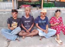 Empat Remaja Diamankan Warga Punggur, Diduga Terlibat Curanmor