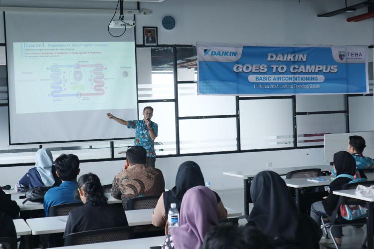 Kenalkan Industri Solusi Tata Udara, DAIKIN Sambangi Institut Teknologi Batam
