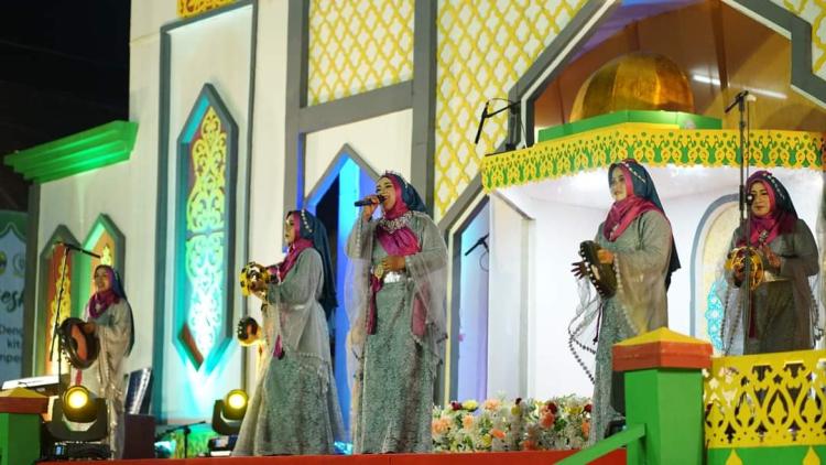 Kecamatan Lingga Rengkuh Juara Pertama Lomba Qasidah Rebana MTQH Ke-X di Selayar