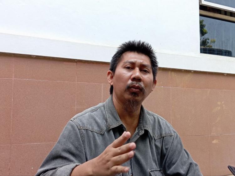 Bang Long, Aktivis Bela Rempang, Beri Dukungan di Sidang Lanjutan Pengadilan Negeri Kota Batam