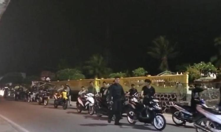 Patroli Gabungan Polres Karimun Berhasil Amankan Puluhan Kendaraan Roda Dua Terlibat Balap Liar