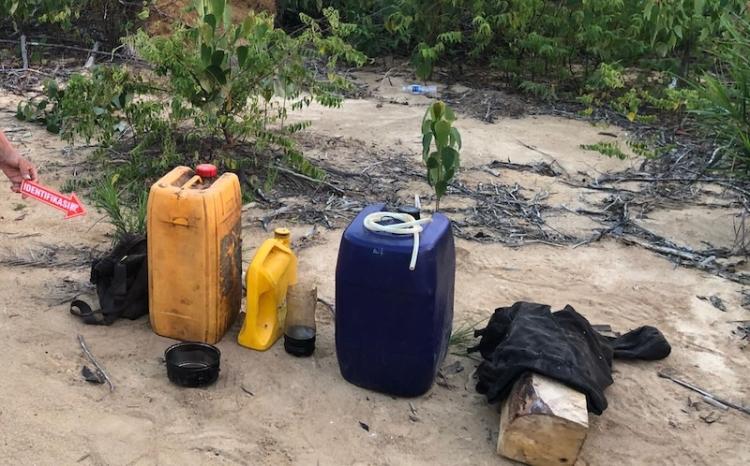 Kebakaran Hutan di Kawasan Bandara Hang Nadim, Polisi Temukan Barang Mencurigakan