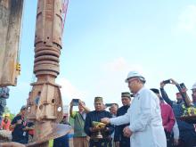 Fly Over Sei Ladi Mulai Dikerjakan: Diiringi Adat Melayu Target Desember 2024 Selesai