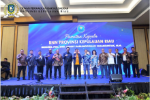 Ketua DPRD Provinsi Kepulauan Riau Jumaga Nadeak Hadiri Acara Pamitan Kepala BNN Provinsi Kepri