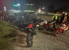 Polresta Pekanbaru Tindak Tegas Balap Liar Selama Ramadan, Motor Ditahan Hingga Lebaran
