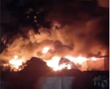 Kebakaran Hebat di Pabrik Plastik PT Makmur Jaya Plastindo, Batam
