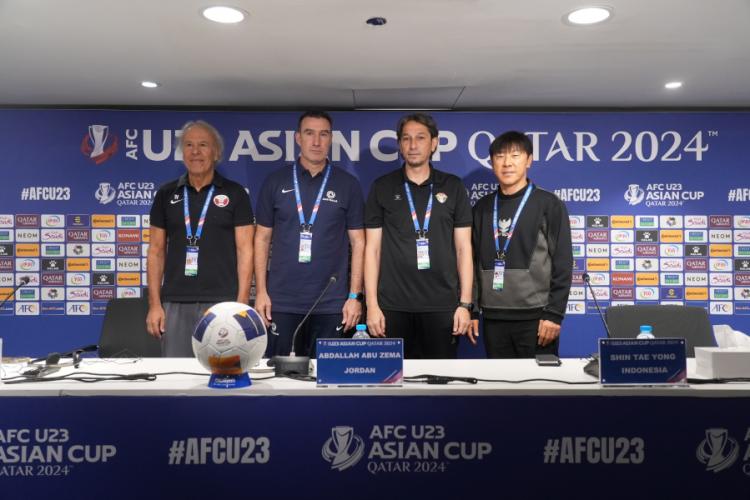 Jadwal Siaran Langsung Malam ini, Debut Piala Asia U-23 - Timnas Indonesia vs. Qatar