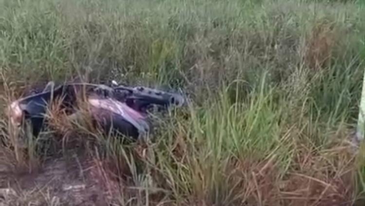 Motor Tergeletak Ditemukan di Pinggir Jalan Perumahan Bukit Citra Laguna Batam, Pemilik Belum Diketahui