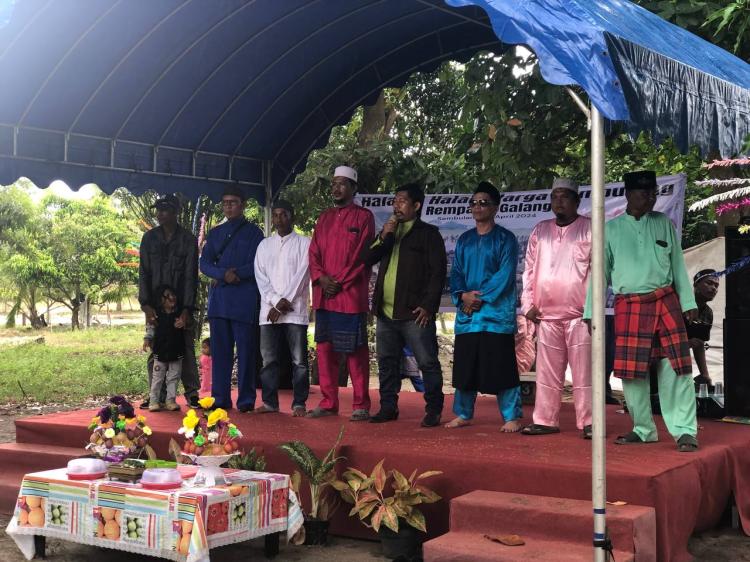 Warga Rempang Gelar Halal Bihalal, Bang Long Hadir Beri Semangat Warga