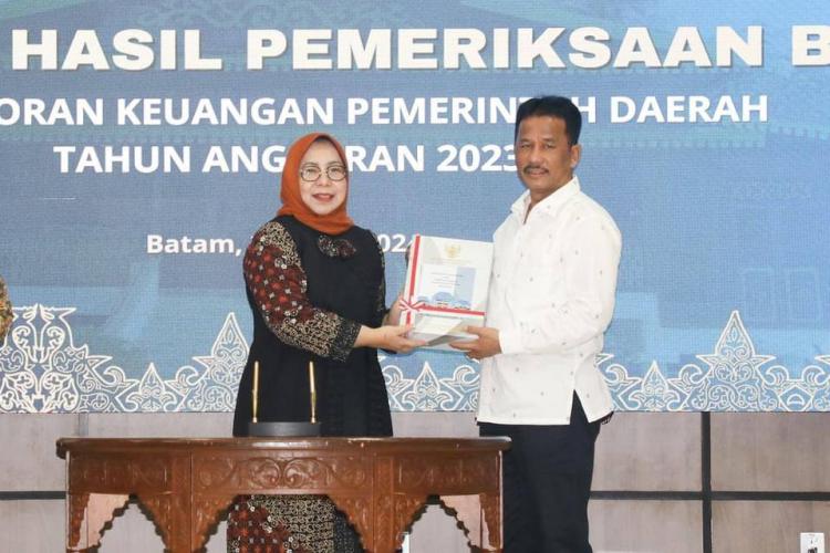 Pemko Batam Raih Opini WTP ke-12 Kali Berturut-turut