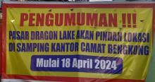 Relokasi Pedagang Pasar Dragon Lake ke Samping Kantor Camat Bengkong