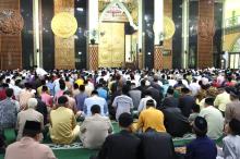 Shalat Sunnah Idul Fitri di Masjid Besar Nurul Iman Kijang, Ada Pesan Hikmah untuk Umat Islam