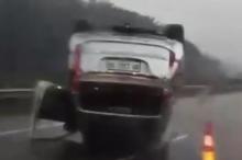Terguling di Tol Pekanbaru-Dumai: Mitsubishi Pajero Silver Alami Kecelakaan, Tanpa Korban Jiwa