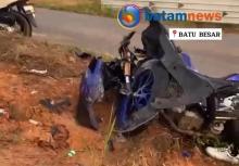 Tragis, Pemotor Tewas Setelah Tabrak Beton di Puri Selebriti Batam