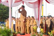 Gubernur Kepri Pimpin Apel Perdana Pasca Libur Idul Fitri, Tekankan Pelayanan Publik Terjamin