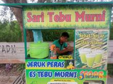 Jual Es Tebu Murni Segar, Pria 26 Tahun di Batam Raup Omzet Fantastis Per Hari