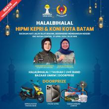KONI Batam Sediakan Puluhan Doorprize Dalam Acara Halalbihalal, Ada Iphone 15 Hingga Sepeda Motor