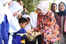 TP PKK Bintan Dorong Kesadaran Gizi di SDN 007 Gunung Kijang Melalui Program B2SA Goes To School