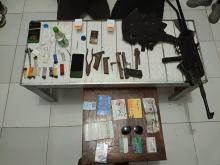 Tim Intel Kodim 0321/Rohil Berhasil Mengamankan Senjata Api dan Narkoba di Riau