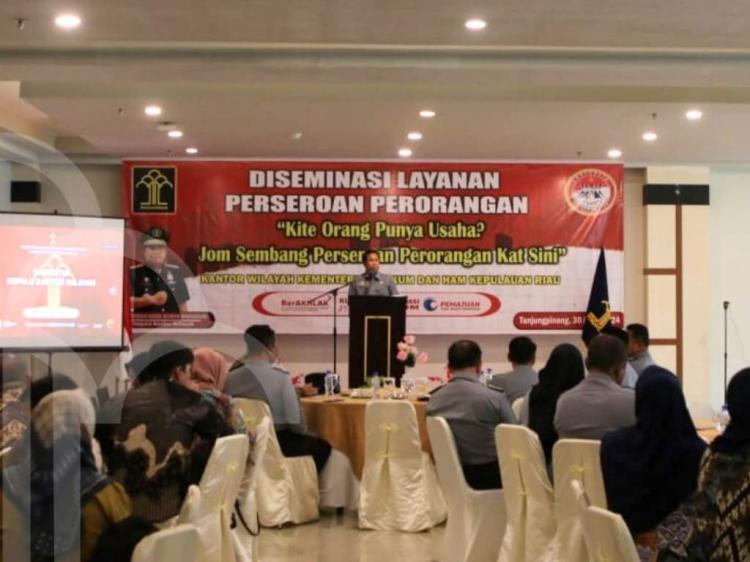 Kemenkumham Kepri Gelar Acara Diseminasi Layanan Perseroan Perorangan: Jom Sembang Peluang Usaha!