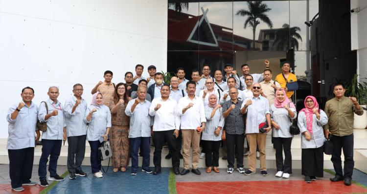 SMSI Provinsi Riau Sambangi BP Batam, Muhammad Rudi: Mari Dukung Pembangunan