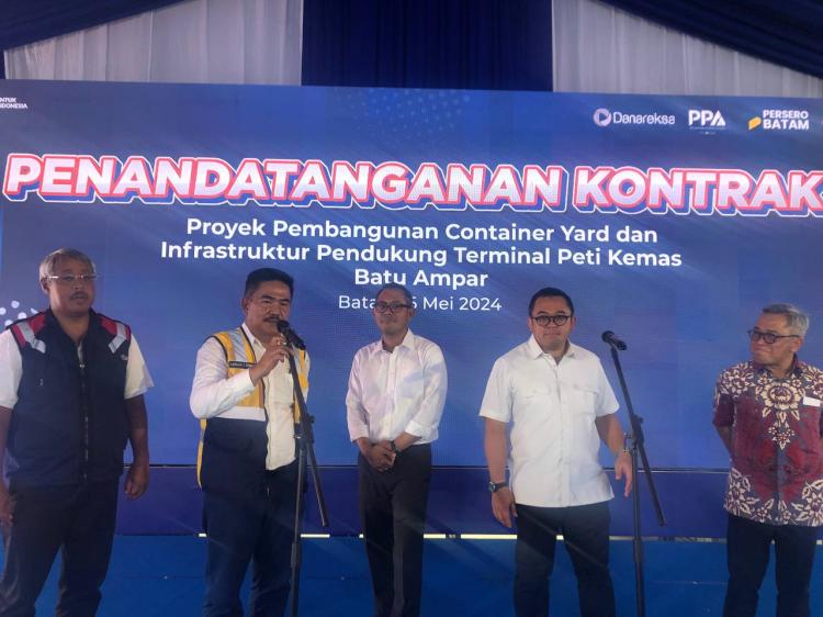 PT Persero Batam Segera Mulai Pembangunan Mega Proyek Terminal Peti Kemas Batu Ampar