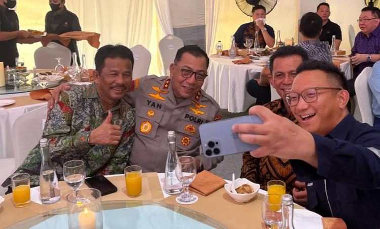 Momen Pertemuan Hangat Rudi, Ansar, dan Yan Fitri di Groundbreaking PT Solder TIN, Apa yang Dibahas?