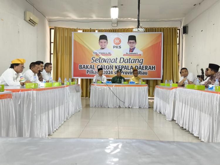 Peristiwa Menarik di DPW PKS Riau: Edy Natar dan Syofyan Siroj Ambil Formulir di Waktu Bersamaan